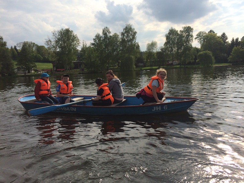 Ruderboot fahren